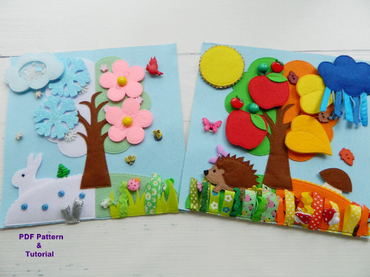 Quiet book PDF pattern,PDF Pattern & Tutorial 2 Quiet book PDF pattern,PDF Pattern & Tutorial - Image 2