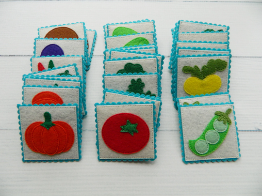 Felt Memory PDF Pattern, Travel Toys