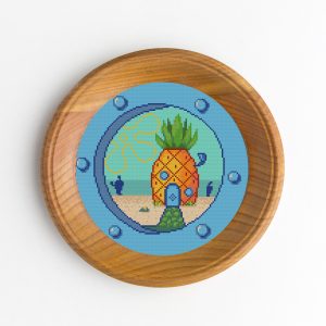 spongebob cross stitch pattern