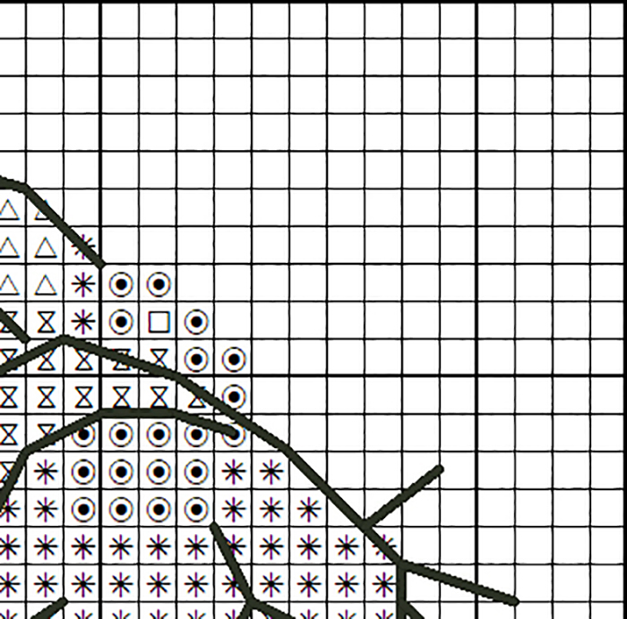 Tiny cross stitch pattern Pug 3 Tiny cross stitch pattern Pug - Image 3