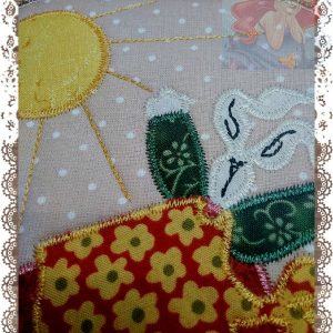 ITH design Digital embroidery Patterns Pot Holders Kitchen Decor