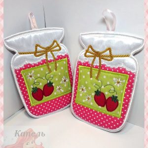 Embroidery ITH design Digital embroidery Patterns "JAR WITH JAM"