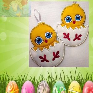 Embroidery ITH design Digital embroidery Patterns "Cute chick"