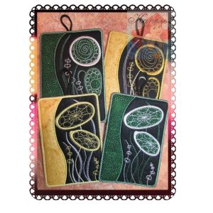 Embroidery ITH designs Digital embroidery Patterns "Abstraction4"
