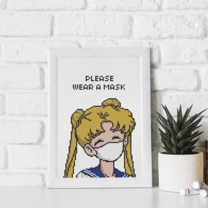 Sailor Moon cross stitch pattern PDF