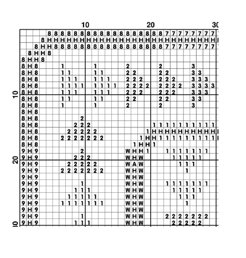Patchwork for Cross Stitch Pattern Ornament - Abstract Maze 161-162 7 Patchwork for Cross Stitch Pattern Ornament - Abstract Maze 161-162 - Image 7
