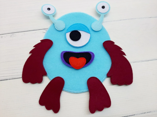 Felt educational game for toddlers,PDF Pattern