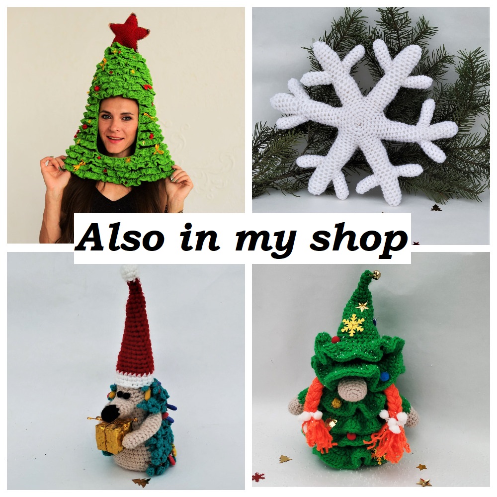 Crochet Christmas pattern, Christmas crochet pattern, Crochet Christmas gift ideas