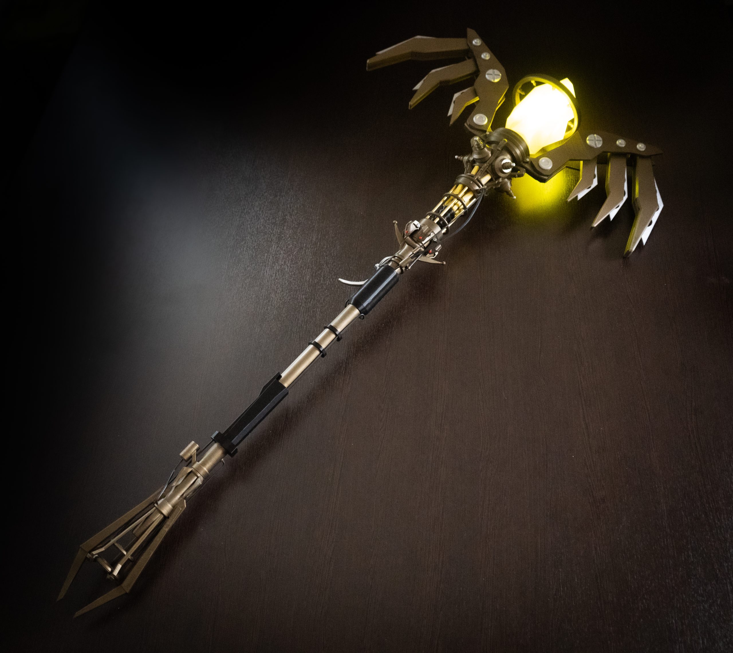 Final Fantasy XIV G'raha Tia Crystal Exarch Cosplay Staff Weapon Porp – FM- Anime