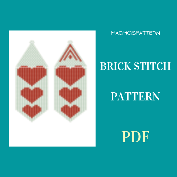pattern for making beaded earrings