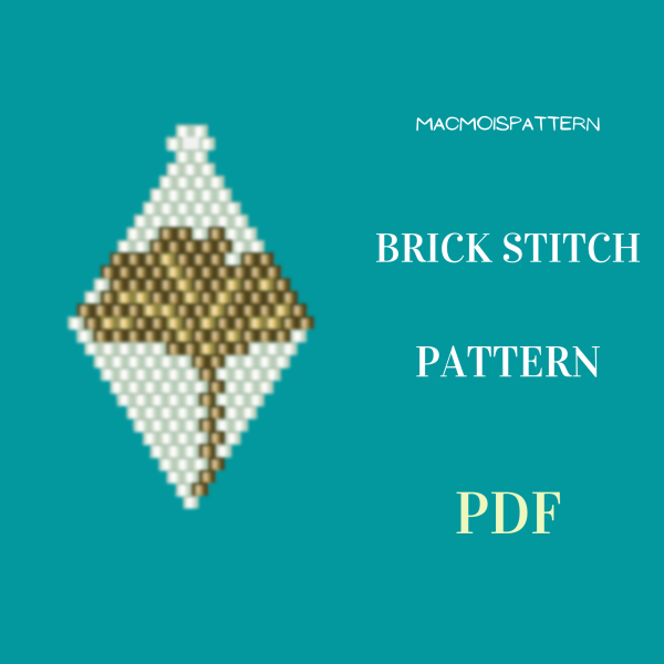 pattern for making beaded earrings or charm