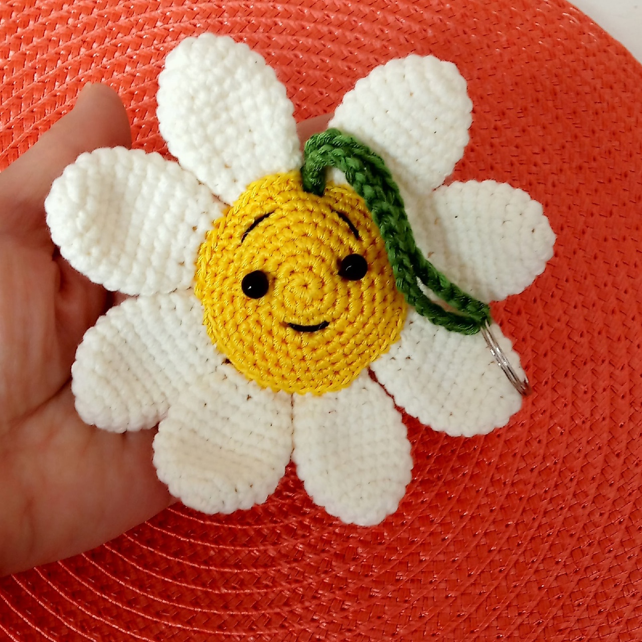 Daisy car accessories. Hanging car mirrors amulet. Gift for her. -  Crealandia