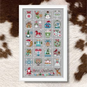 Inicio 916 Christmas Advent Calendar Cross Stitch Winter Advent Pdf