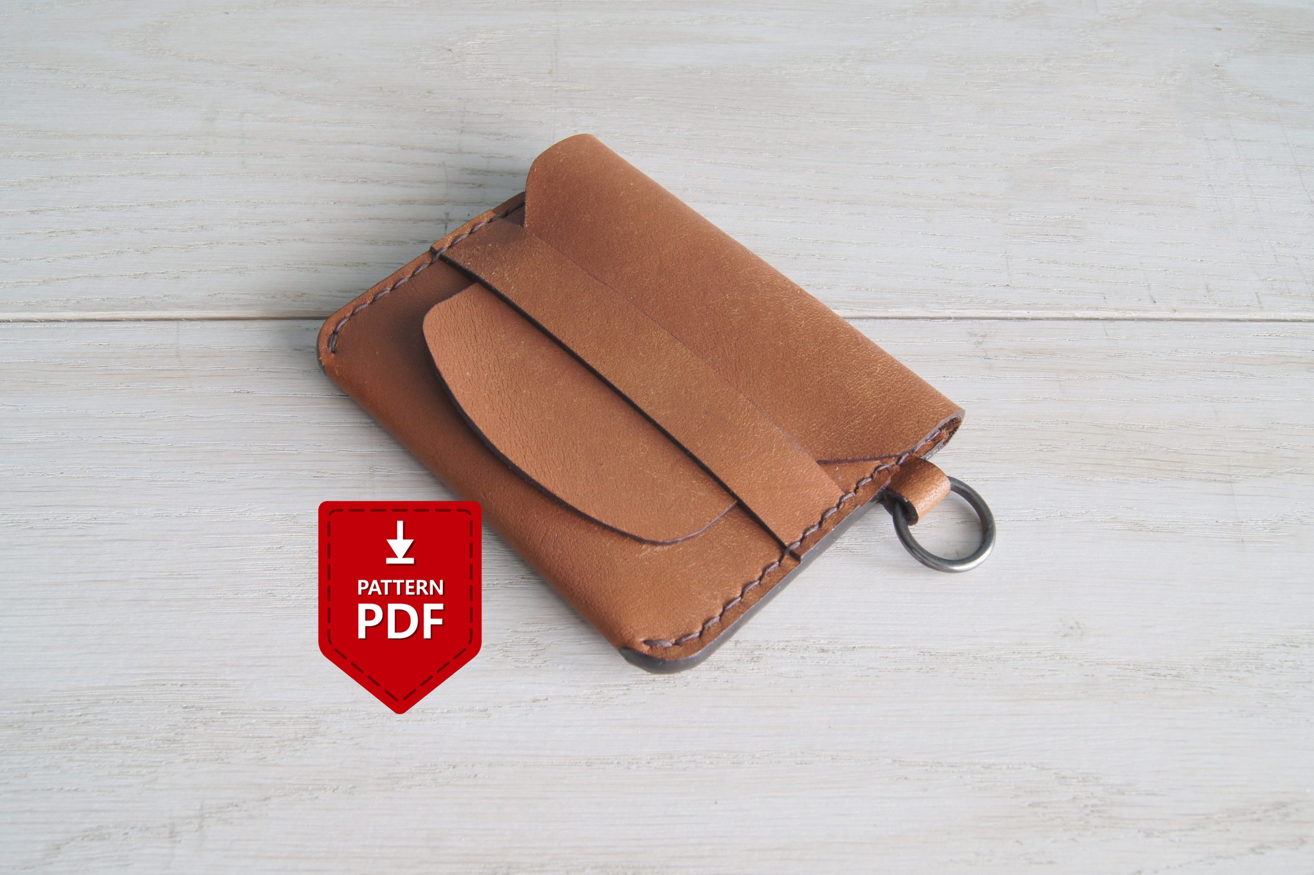 Bifold Wallet with Coin Pocket PDF Pattern Pack - J.H. Leather