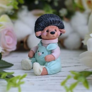 Silicone mold 3D hedgehog for soap, chocolate, candles FREE SHIPPING
