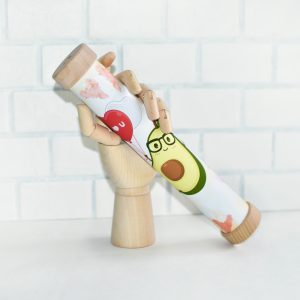 Kaleidoscope with cute avocado print. Valentines day gift for her