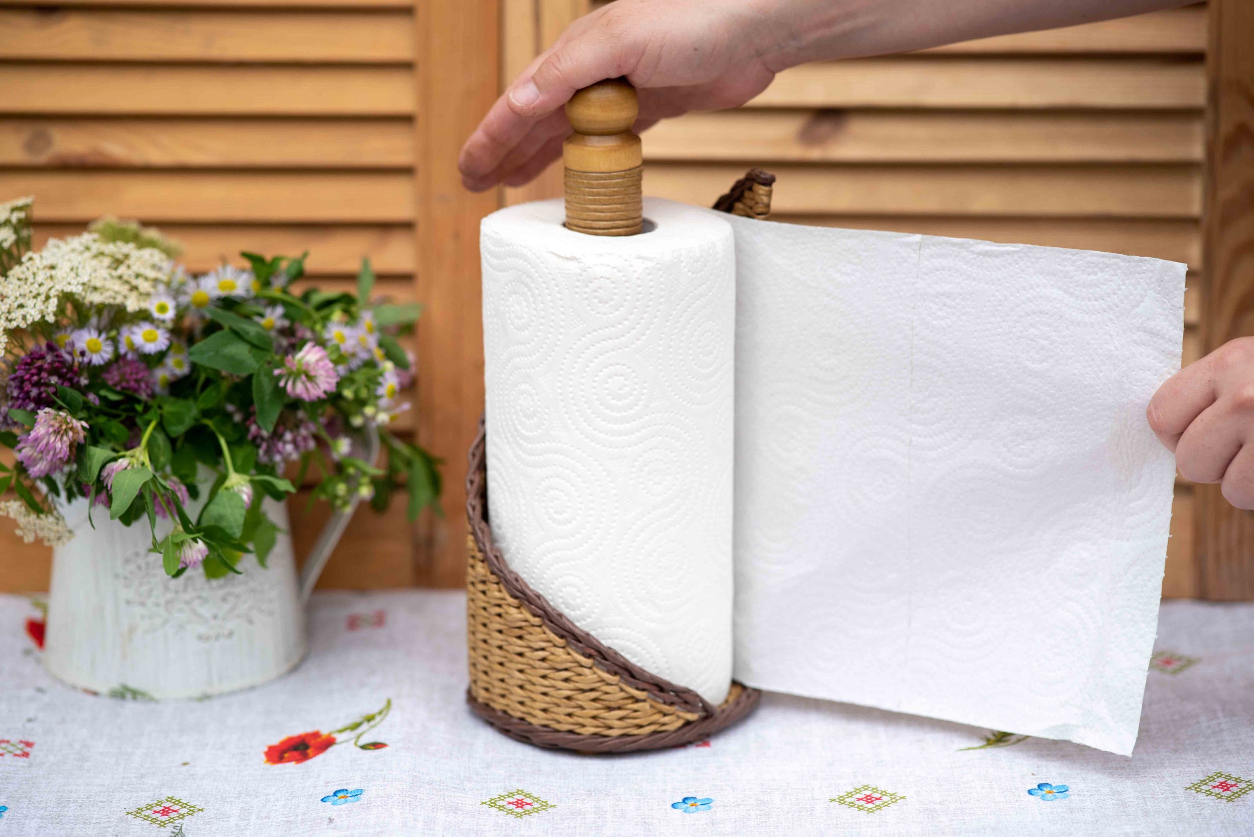 Paper Towel Holder, Kitchen Countertop Paper Towels Holder, Wooden Paper  Towel Holder, House Decor Rustic Lane 