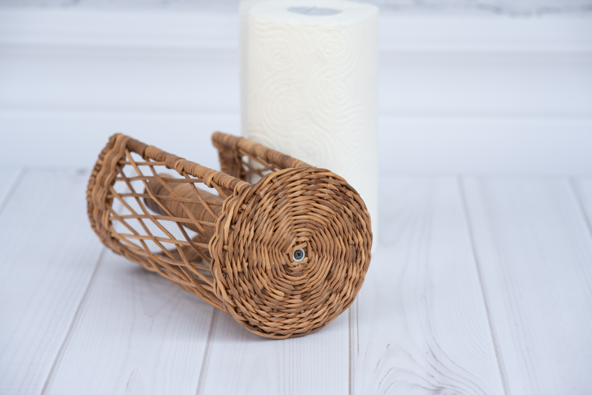 Orange Kitchen Paper Towel Holder, Kitchen Roll Holder Wooden, Boho  Farmhouse Cottage Decor, New Home Gift for Friend 