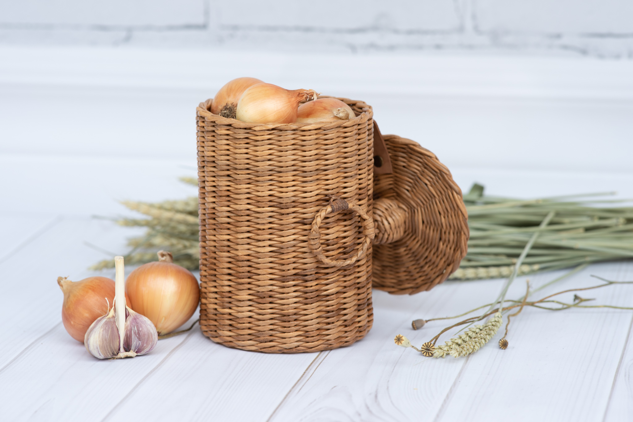 Onion storage basket