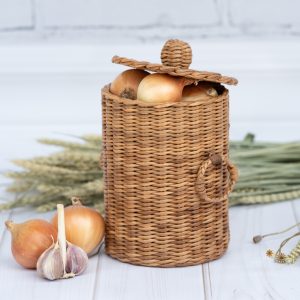 Onion storage basket