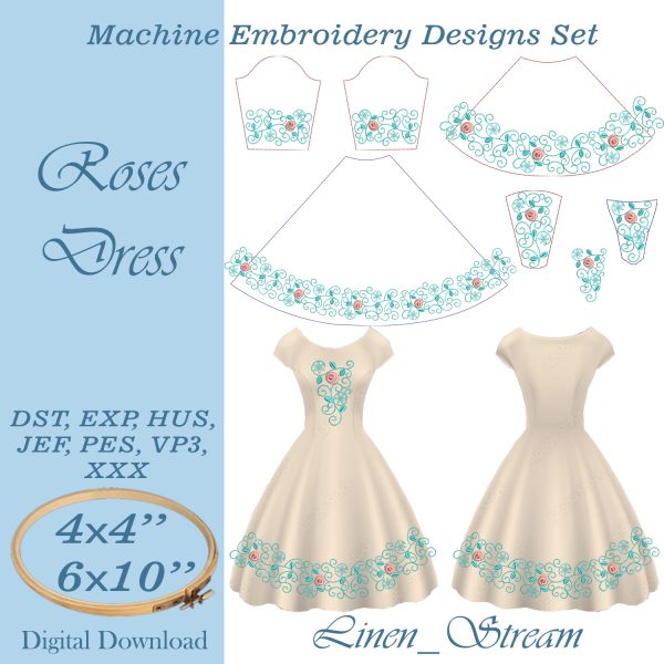 Dress 3 Roses