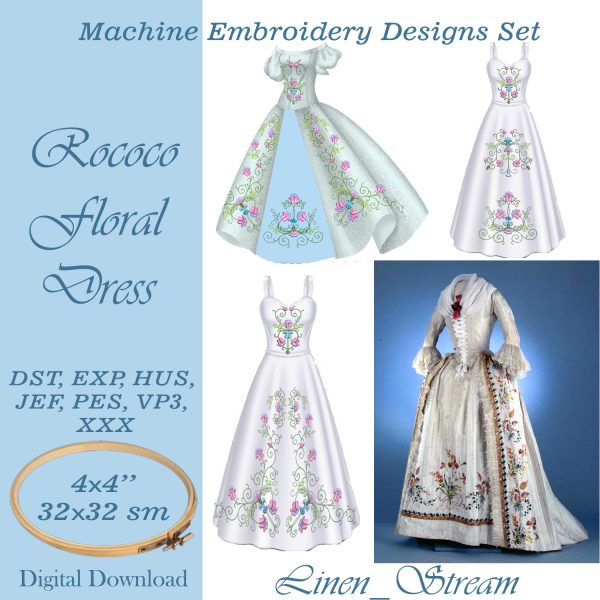 Dress 8 Rococo Floral Dress