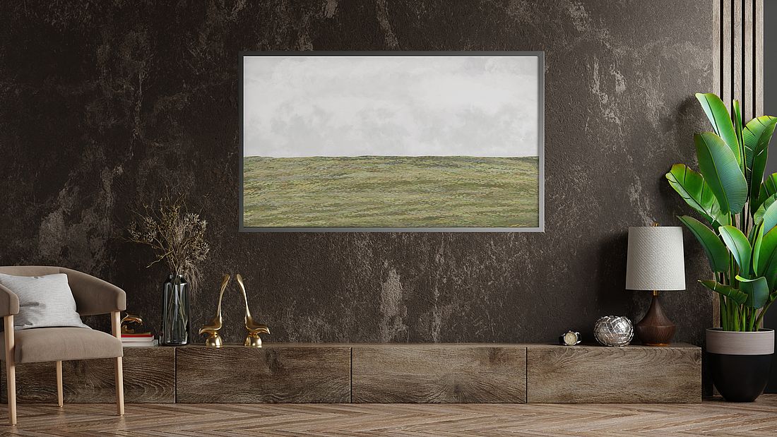 Samsung Frame TV art painting landscape