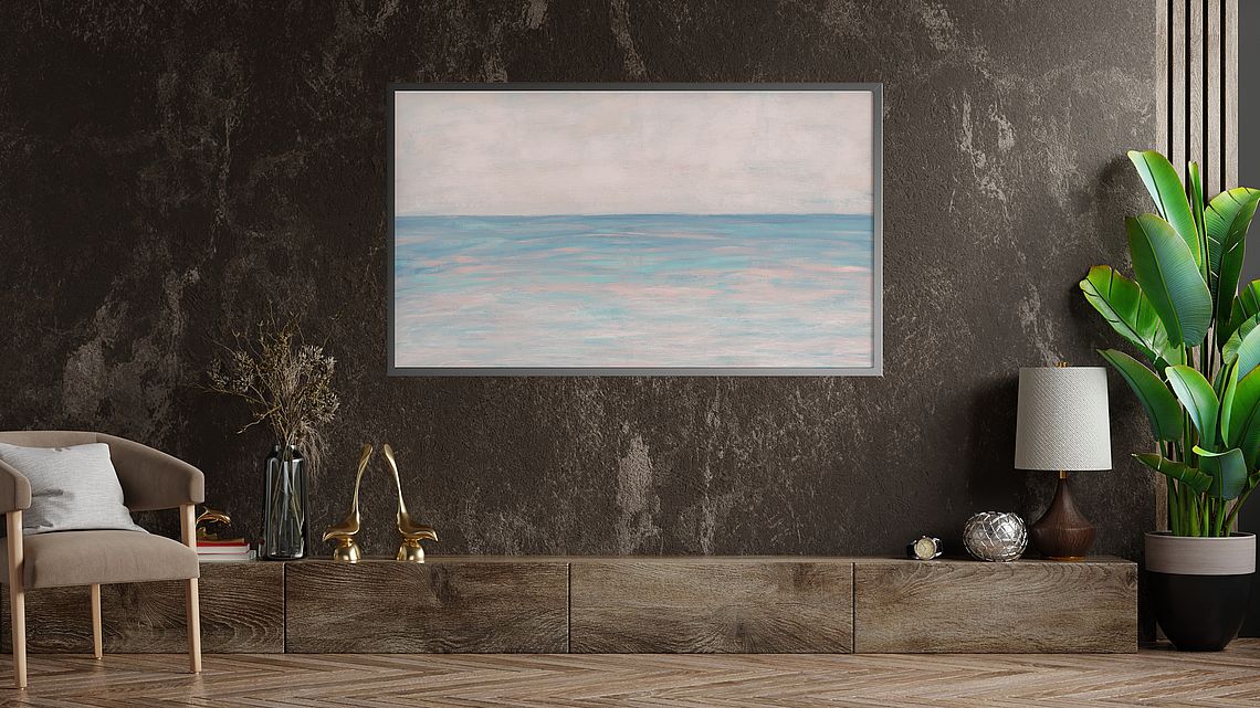 Samsung Frame TV art landscape seascape painting 471 4 Samsung Frame TV art landscape seascape painting 471 - Image 4