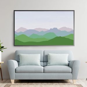 Samsung Frame TV art landscape mountains boho 464