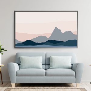 Samsung Frame TV art landscape mountains boho 466