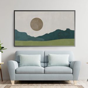 Samsung Frame TV art landscape mountains boho 483