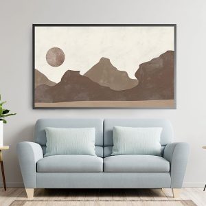 Samsung Frame TV art landscape mountains boho 484