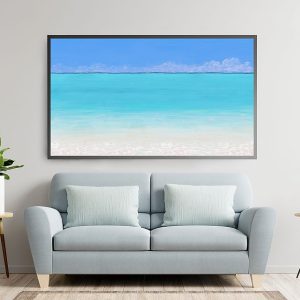 Samsung Frame TV art landscape seascape painting 503