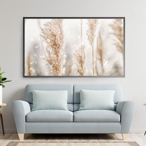 Samsung Frame TV art Pampas Grass landscape 533