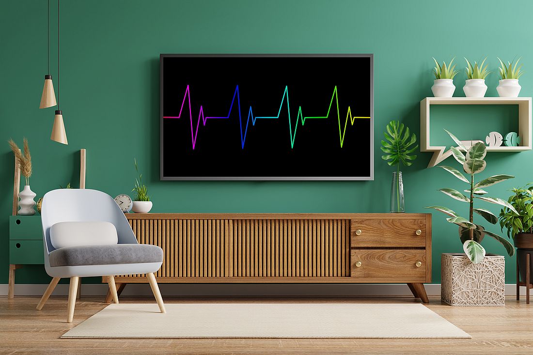 Samsung Frame TV art abstract