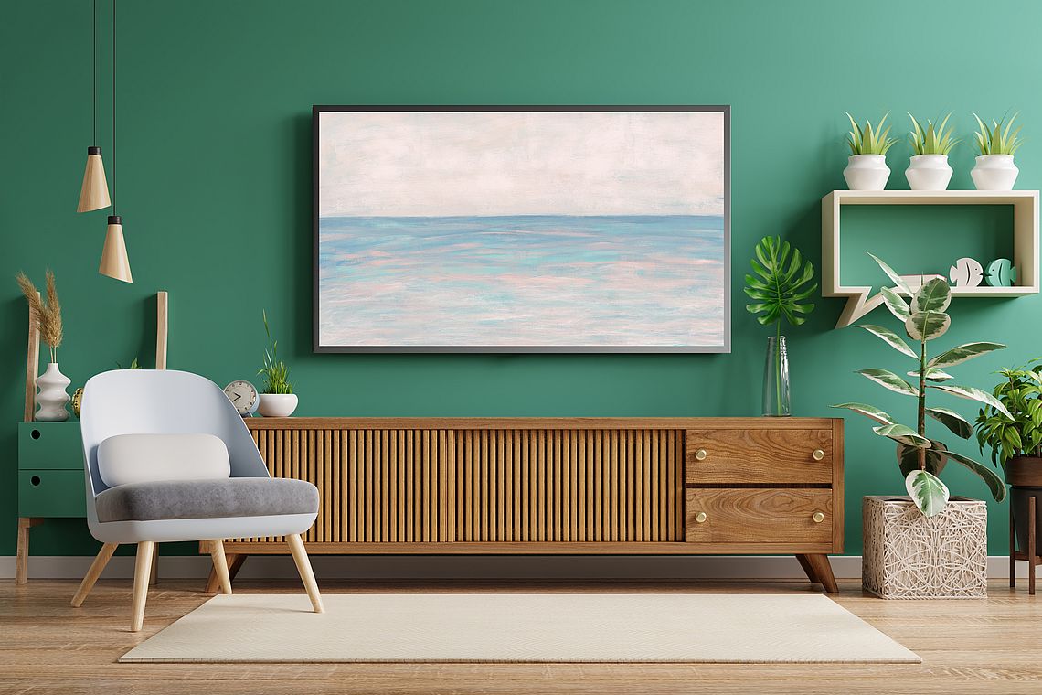 Samsung Frame TV art landscape seascape painting 471 5 Samsung Frame TV art landscape seascape painting 471 - Image 5