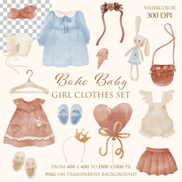 Baby Girl Clothes Clipart