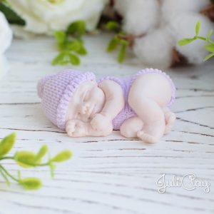 Silicone mold 3D Baby for soap, chocolate, candles, gypsum FREE SHIPPING