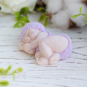 Silicone mold 3D Baby for soap, chocolate, candles, gypsum FREE SHIPPING