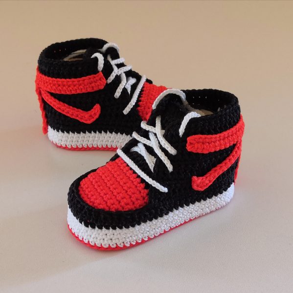 High top booties for baby 3-6 months crochet pattern tutorial
