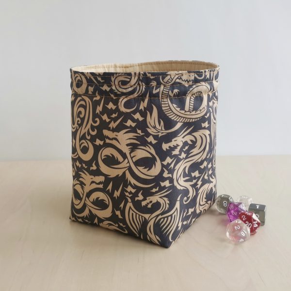 Large dice bag with pockets