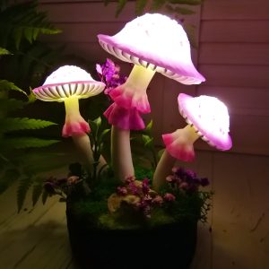 purple mushroom