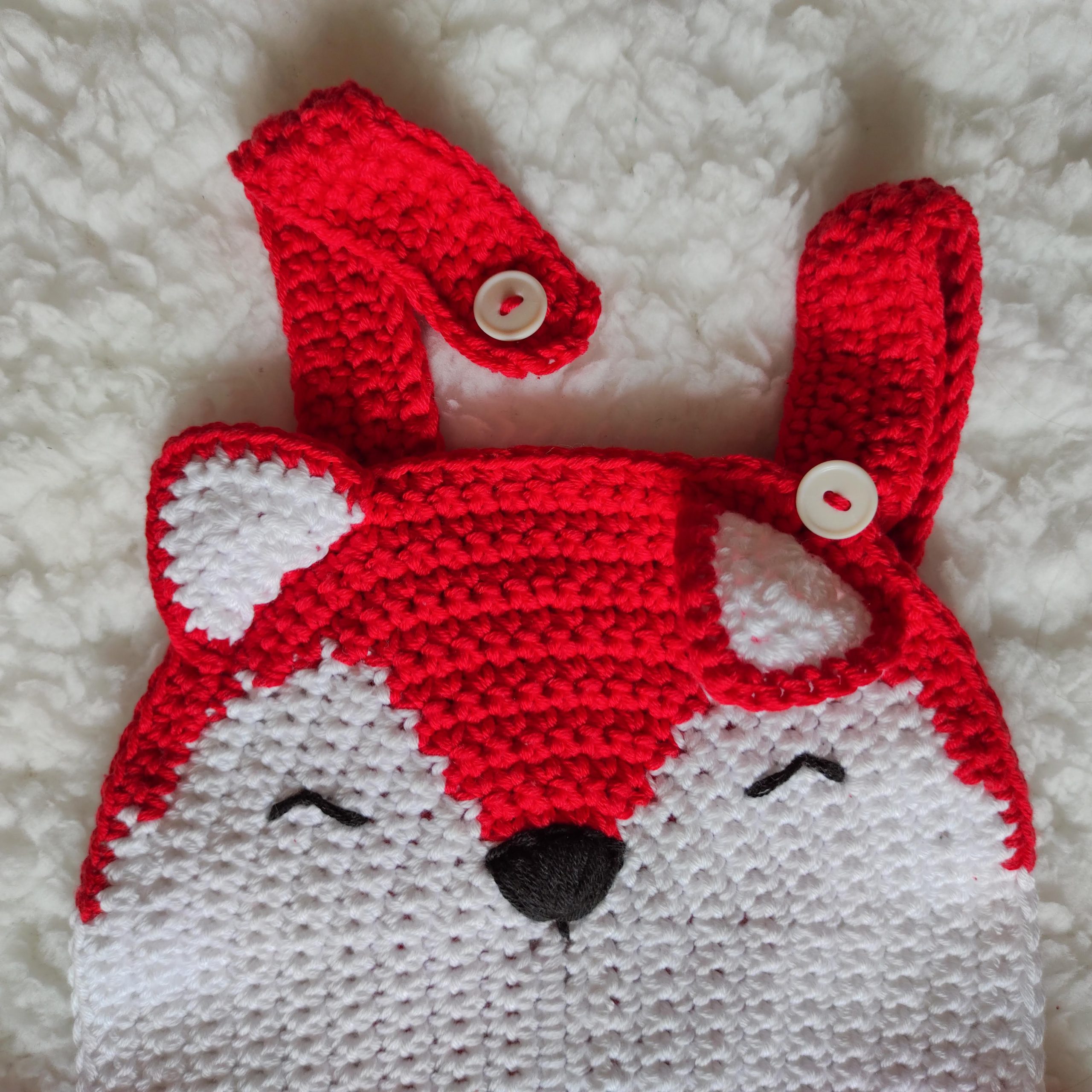 Crochet Pattern PDF Baby Romper Fox or Squirrel 4 Crochet Pattern PDF Baby Romper Fox or Squirrel - Image 4