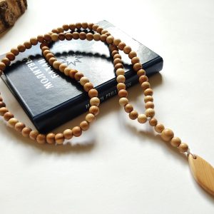 Wood Baha’i Prayer Beads-Full 95/baha’i gifts/Juniper Jewelry