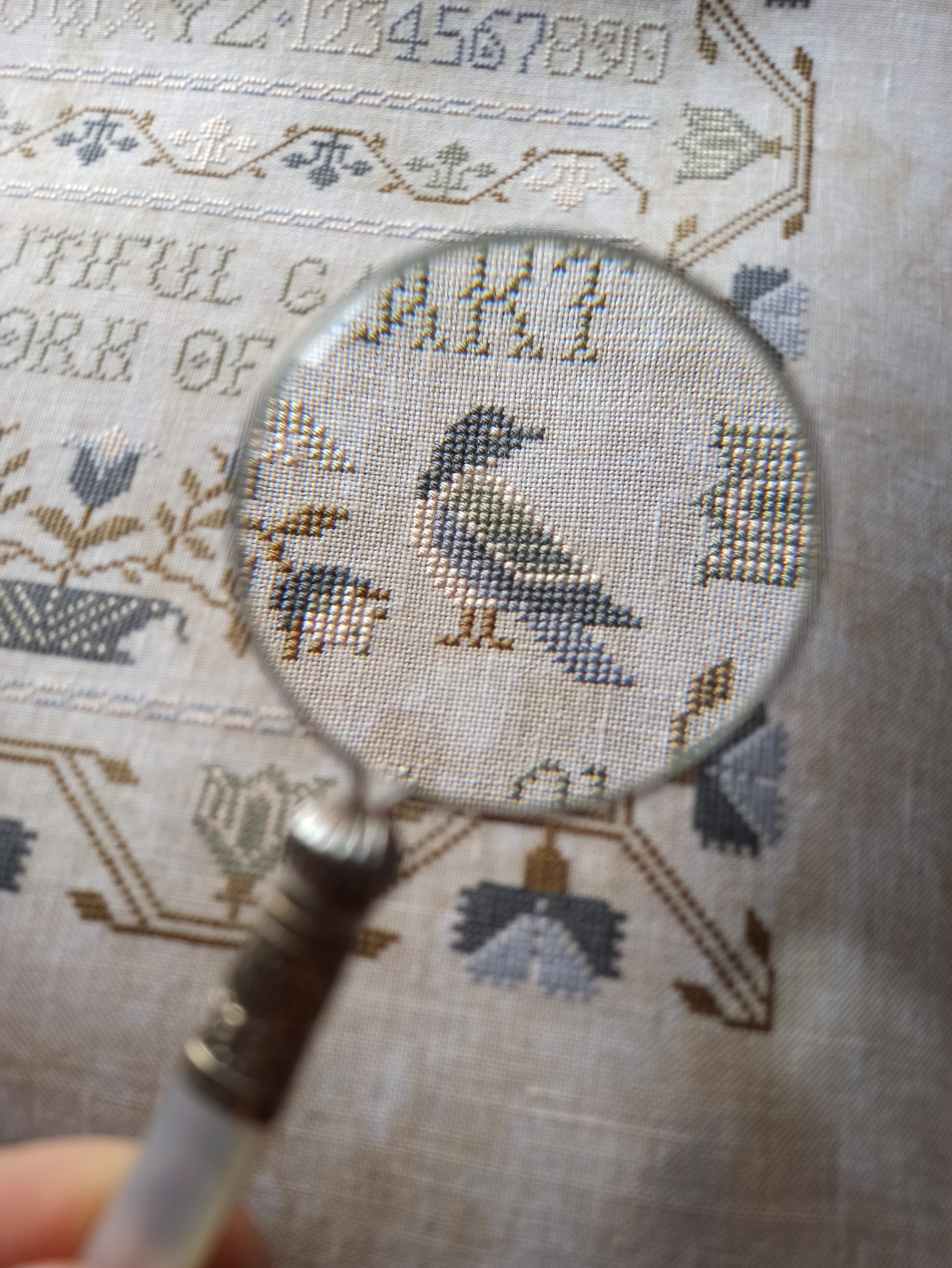 A beautiful garden Sampler Cross stitch pattern PDF 9 a-beautiful-garden-sampler