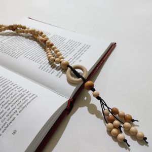Juniper wood Bahai Prayer Beads 95/prayer necklace/baha’i jewelry
