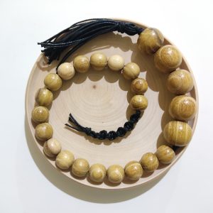 Bahai Prayer Beads 19and5/acacia wood prayer necklace/baha’i gift