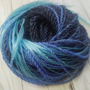 Blue mint Ombre Synthetic dreadlocks extensions, dreadlocks Smooth Classic Fake dreads double ended dreads, DE dreads set. alternative style