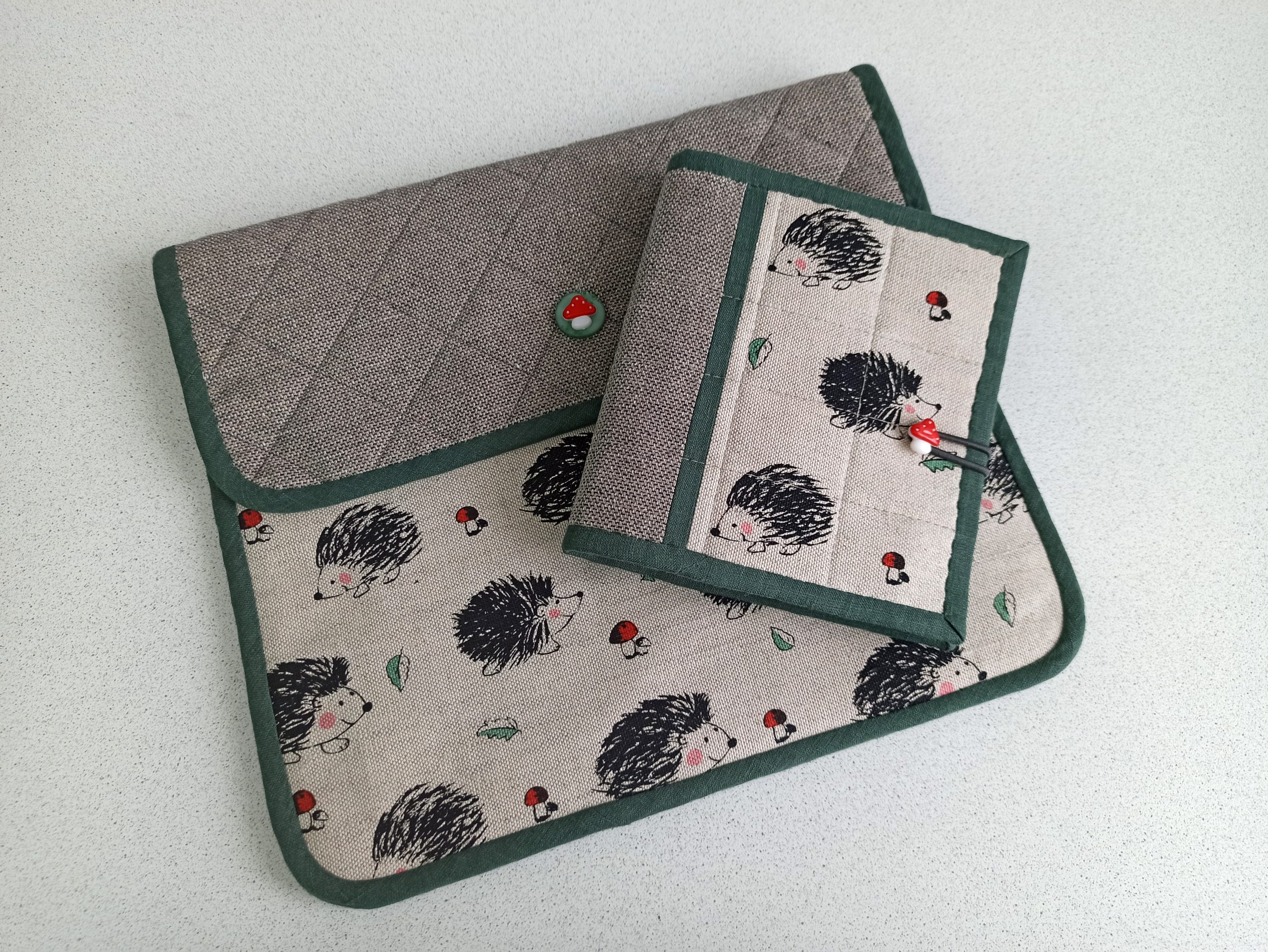 Cross Stitch Project Bag & Embroidery Floss Folder 28 pocket - Crealandia