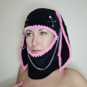 Sex fetish bunny balaclava Bunny kigurumi hat Sexy balaclava